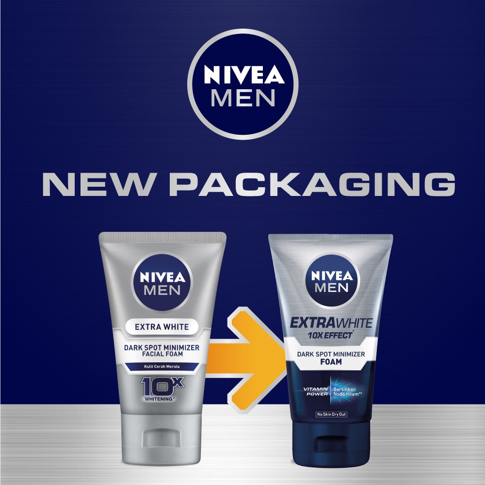 nivea men extra white face wash