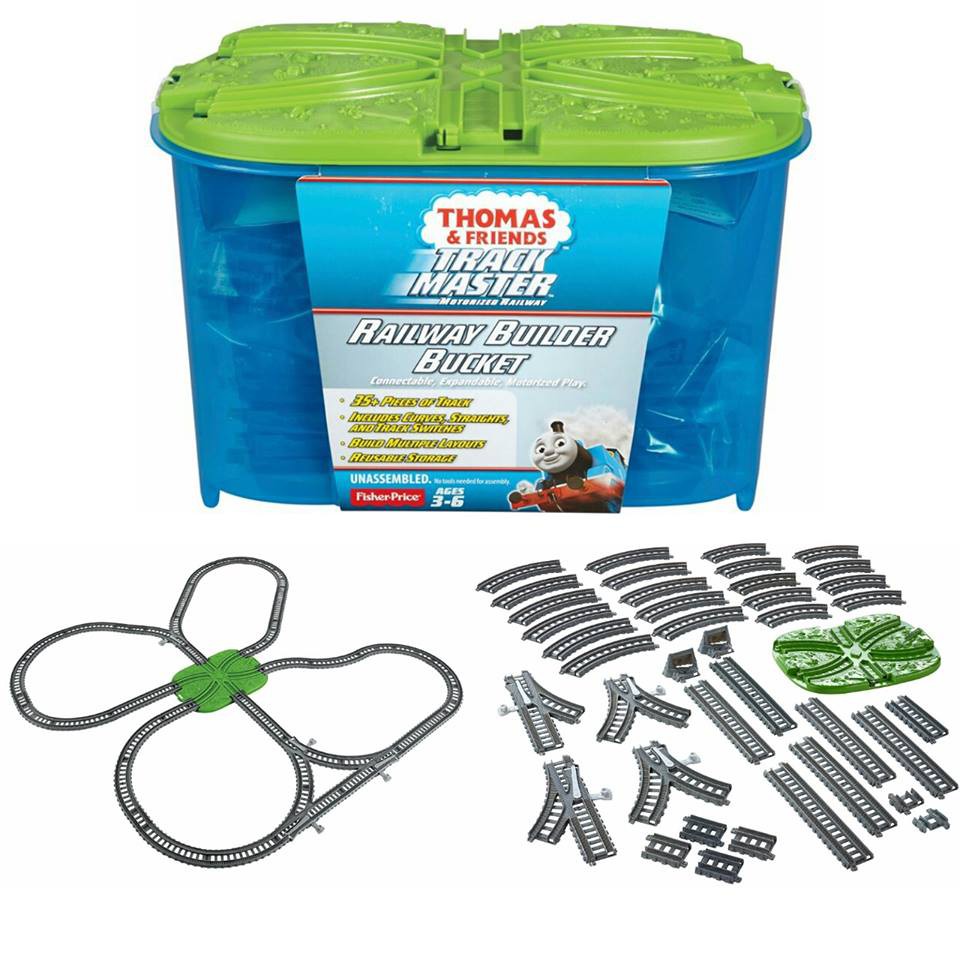 thomas & friends trackmaster railway builder bucket playset