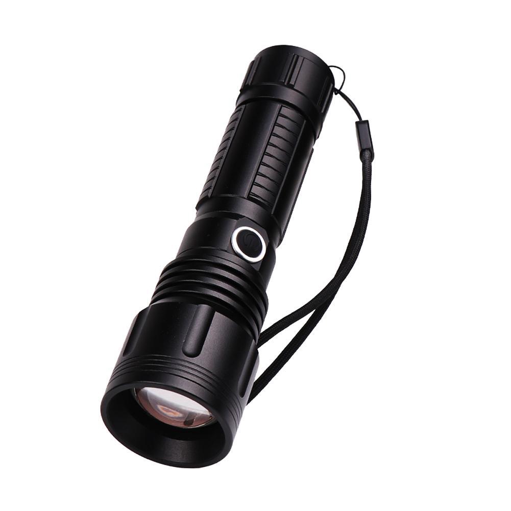 Ultra Flashlight Zoomable T6 LED CR123A 3Mode 30000LM Hunting Camping Light 