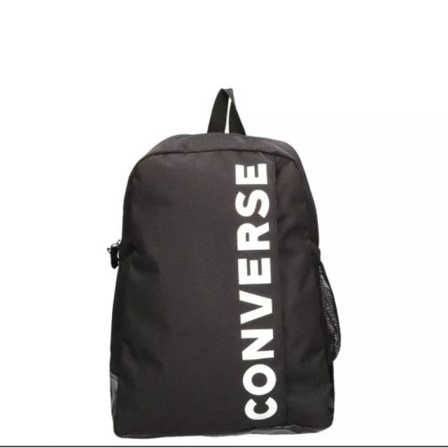 black and white converse backpack