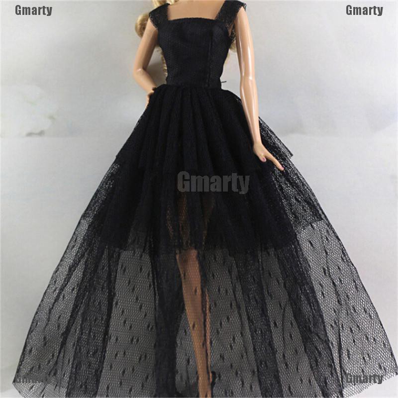 black elegant gown