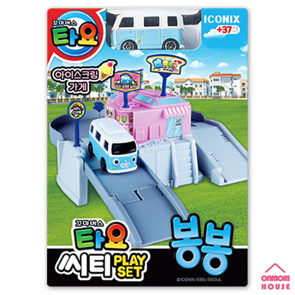 Tayo The Little Bus City Play Set BONGBONG Ice Cream Shop Korean Role