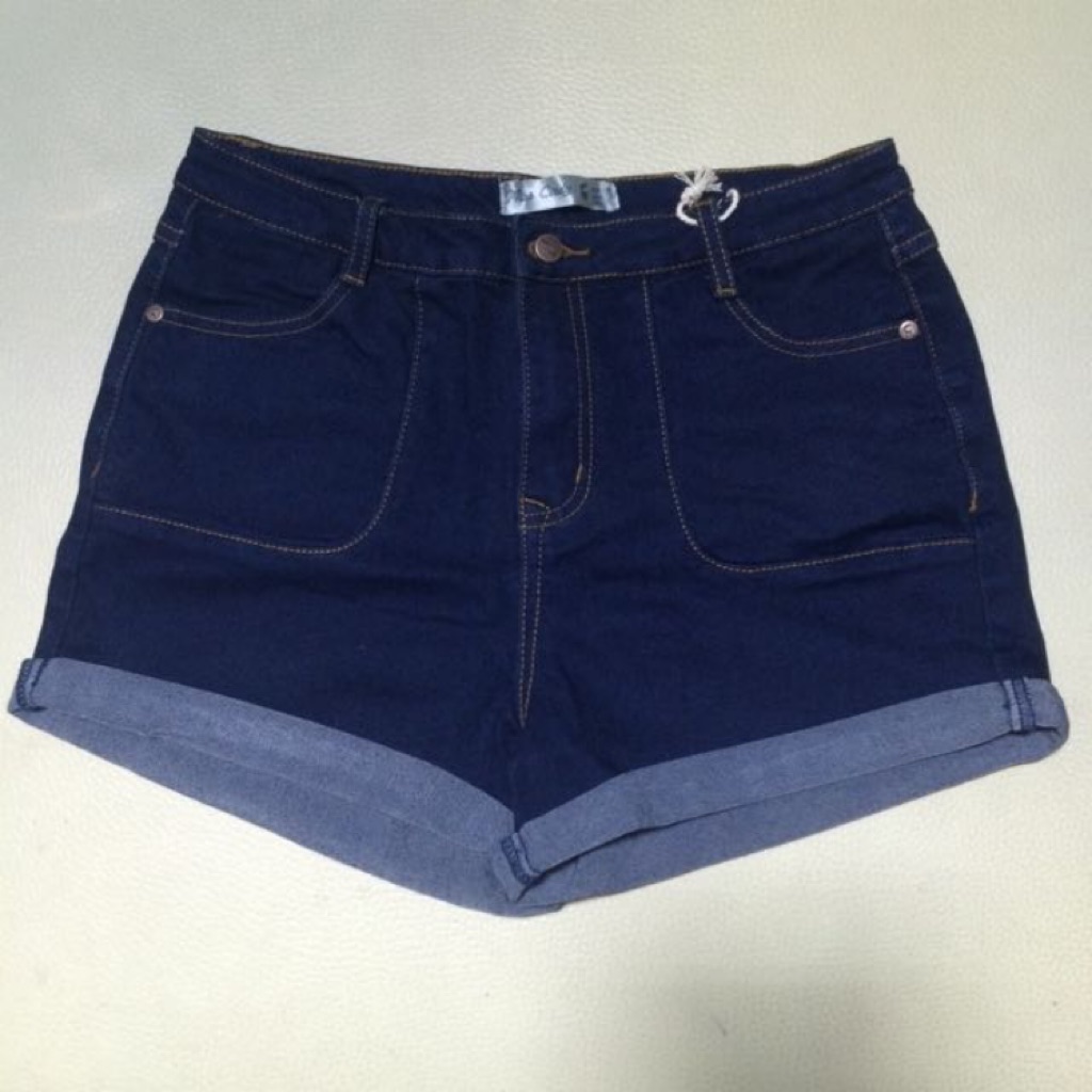 Dark Denim Shorts Shopee Singapore