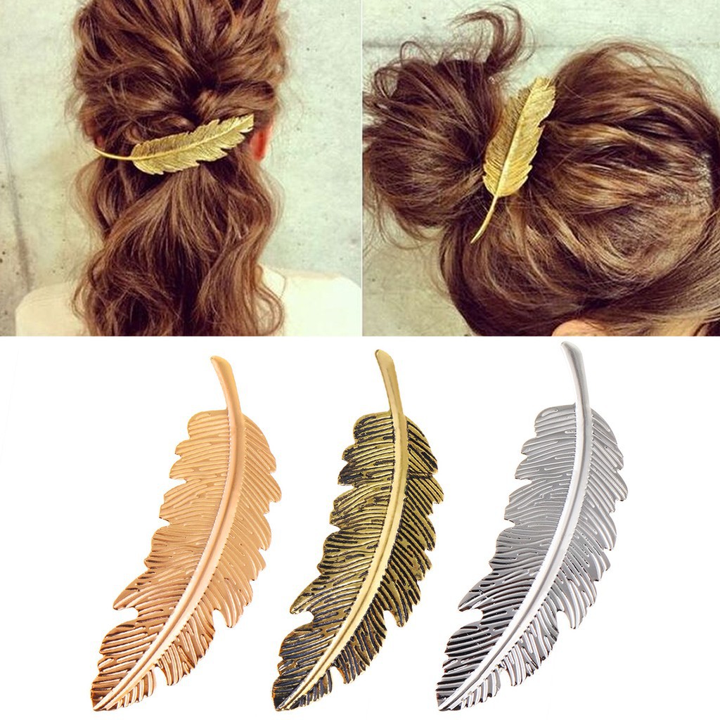 Ins Popular Cute Girls Women Hair Clips Korean Style Metal Charm