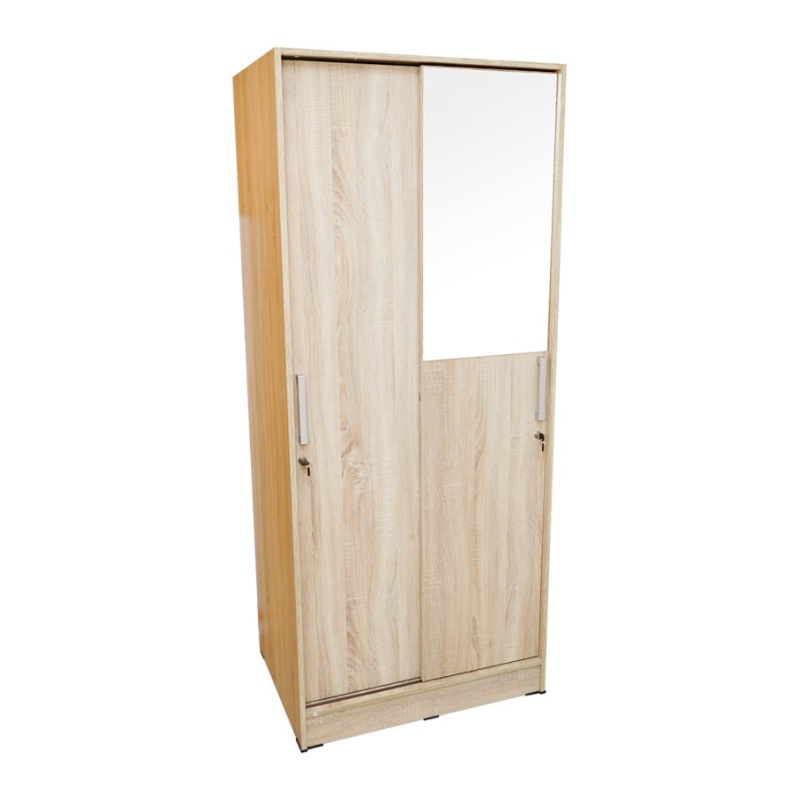 VHIVE Nalaya 80cm Sliding Wardrobe (Storage Cupboard with