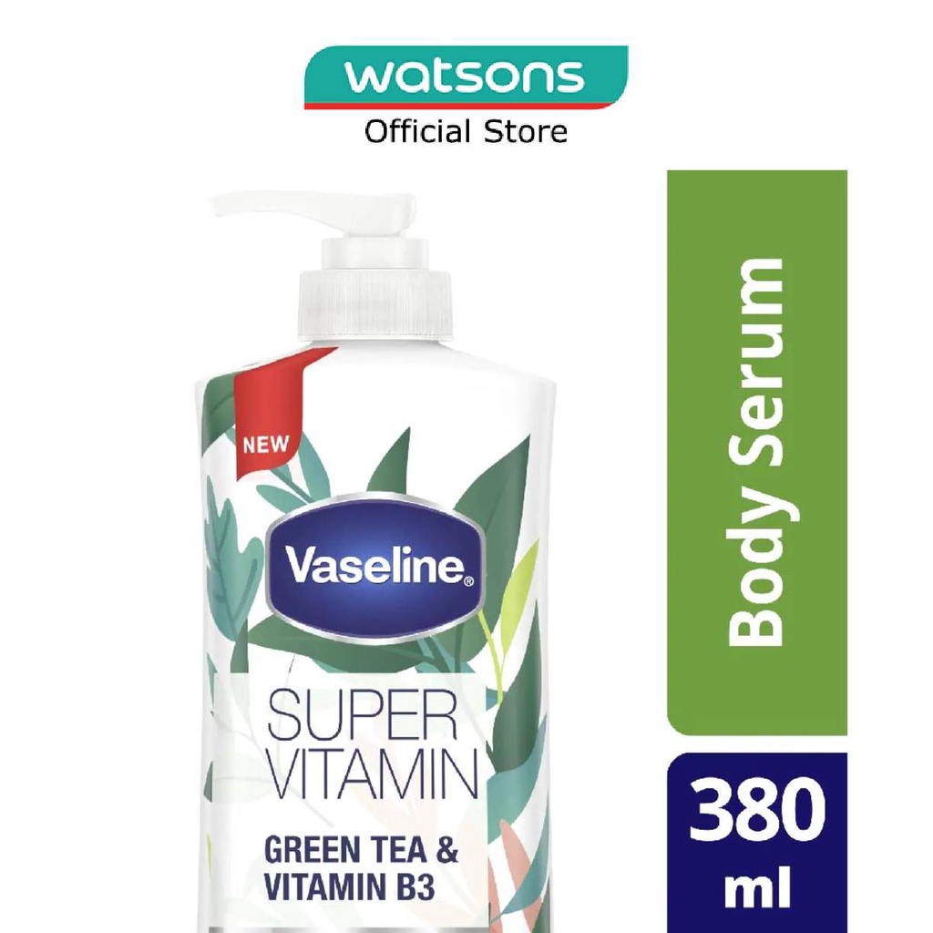 VASELINE Super Vitamin Body Serum Green Tea & Vitamin B3 (Light & Non