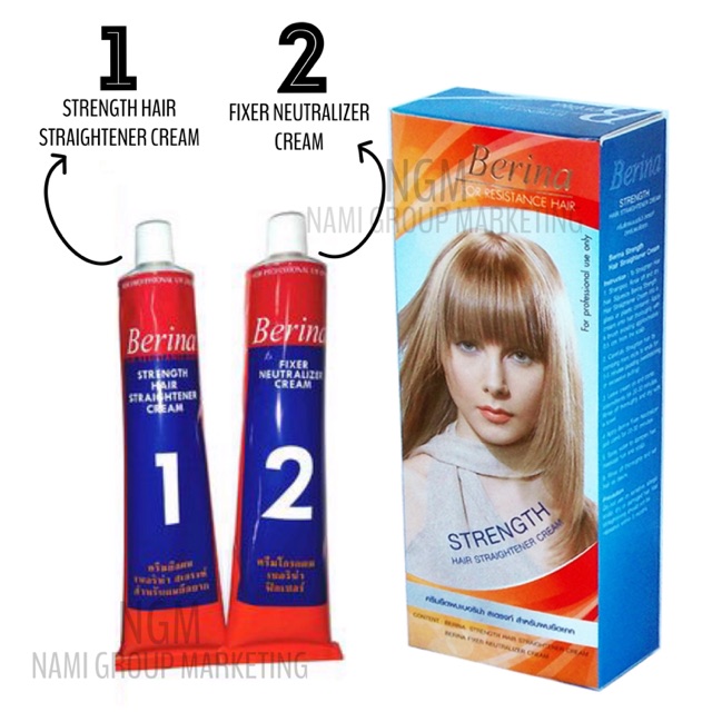 hair straightening cream berina