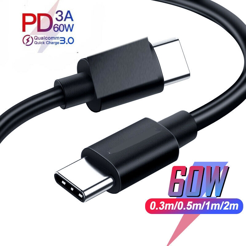 3A 60W Typec To Typec Fast Charge Cable, Fast Charging USB C Cable