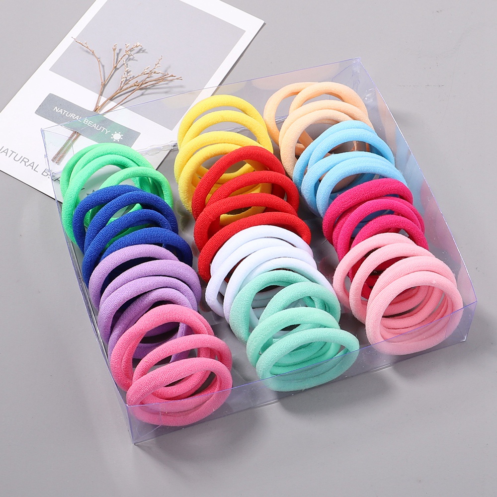30Pcs/Set Women Elastic Hair Bands Girls Colorful Rubber Bands Headband  Scrunchie Kids Ponytail Holder Hair Accessories | Shopee Singapore
