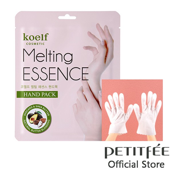 Koelf Melting Essence Foot Mask – 10 Individually Wrapped Treatments (1 Box)