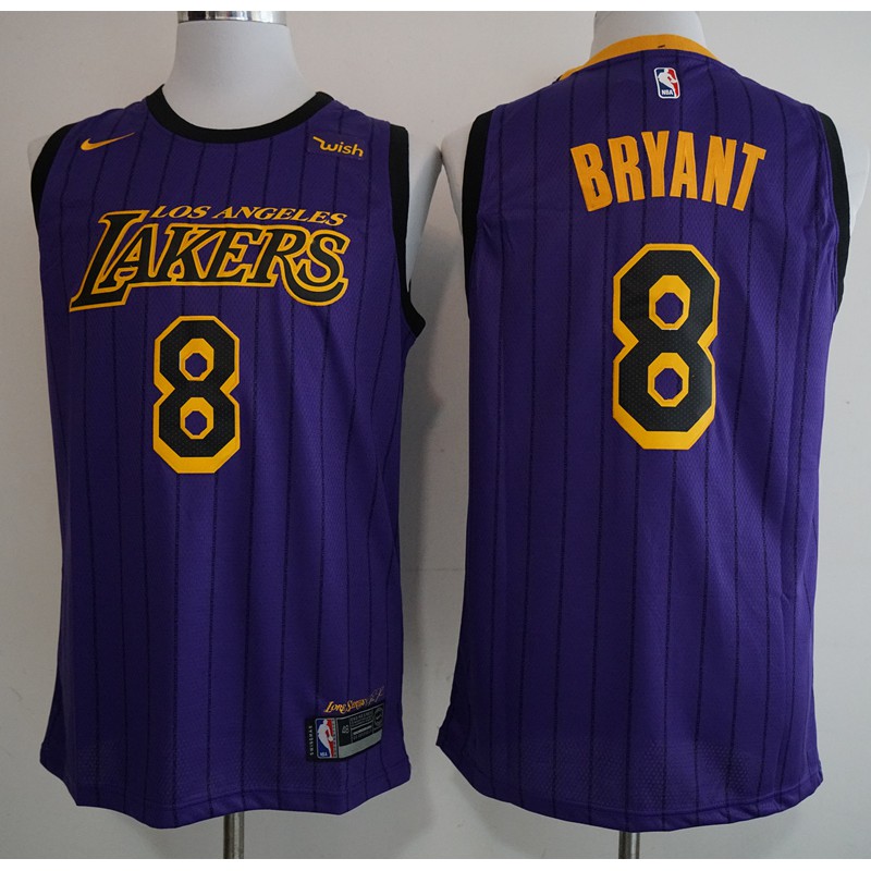 kobe bryant in purple jersey