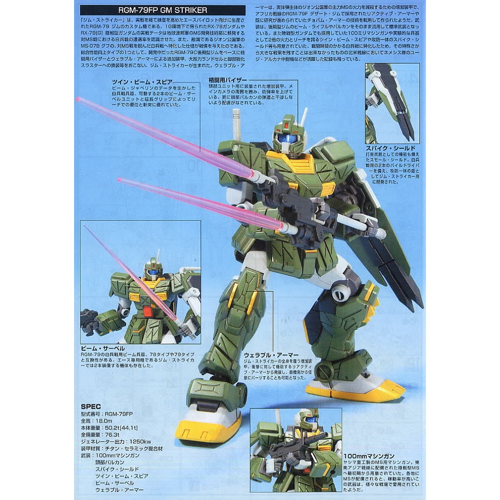 Pula Coated Steel Bullets Bandai Hguc 1 144 072 Rgm 79 Fp Gm Shopee Singapore