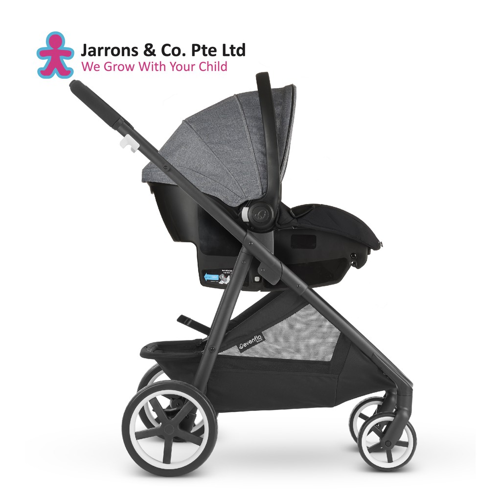 evenflo gold sensorsafe shyft smart modular travel system with securemax smart infant car seat