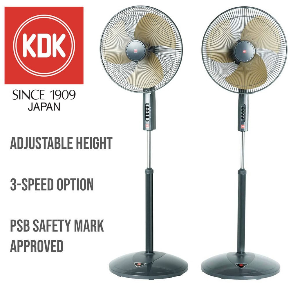 KDK Standing Fan 16" Strong wind Gold P40US Shopee Singapore