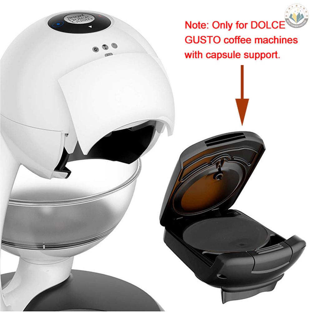 In Stock Stainless Steel Fillable Coffee Capsules Reusable Coffee Capsule Cup Filter Set Compatible With Dolce Gusto Edg Lumio Series Coffee Machine Shopee Singapore
