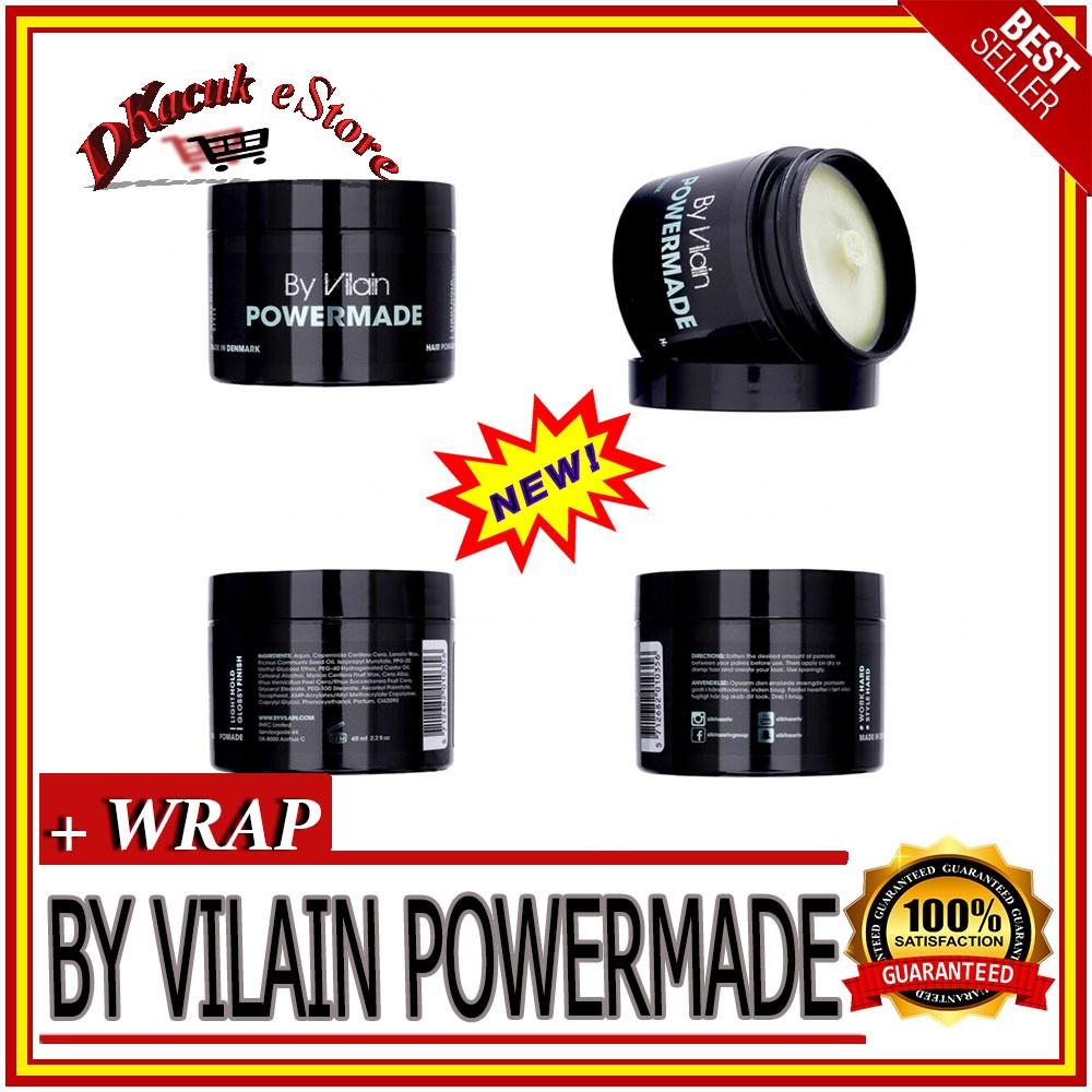 By Vilain POWERMADE (100% original) Mens Premium Hair Styling Pomade  (Suavecito equivalent) 65ml | Shopee Singapore