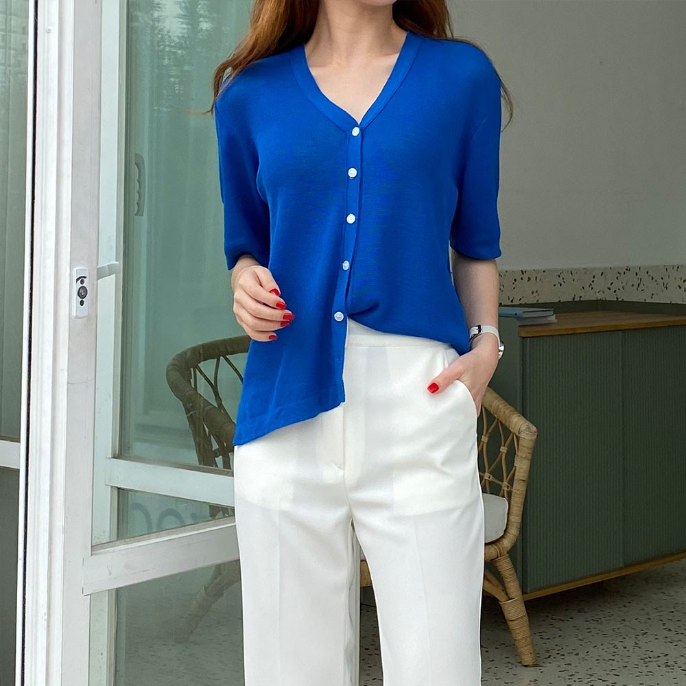thin short sleeve cardigan