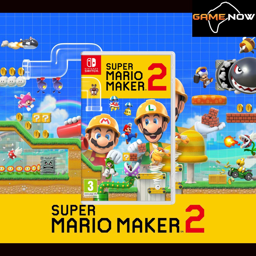 super mario maker 2 on the nintendo switch