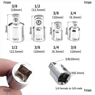 Evert 3 8 To 1 4 1 2 Inch Drive Ratchet Converter Socket Adapter Shopee Singapore