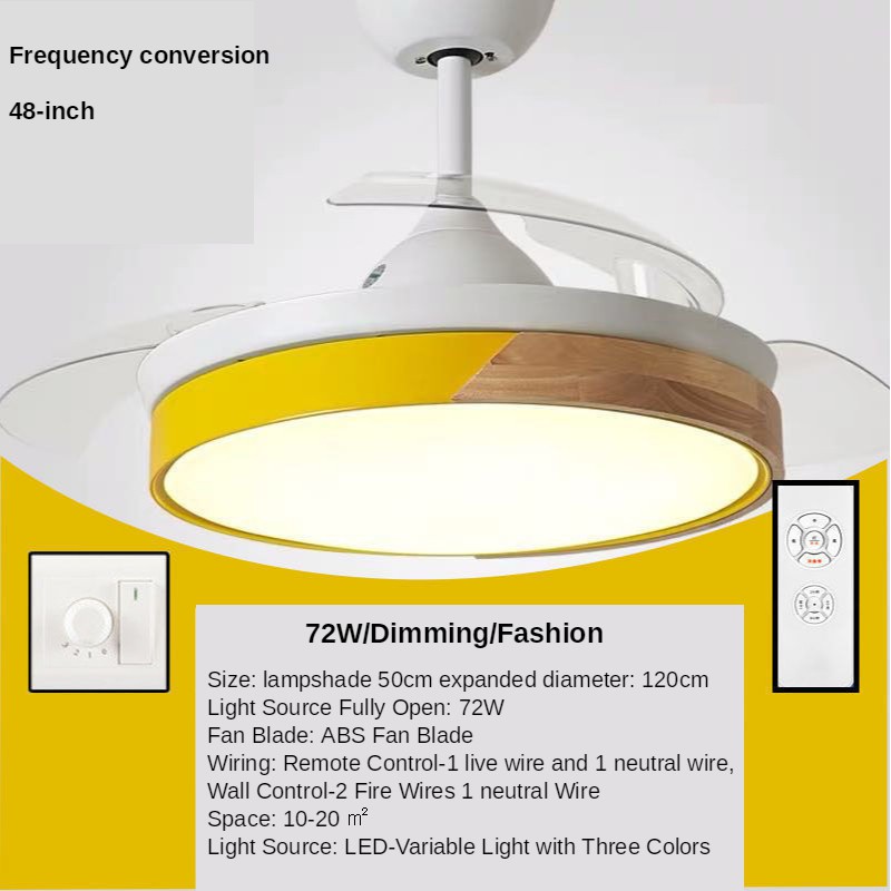 Ceiling Fan Lights Nordic Silent Living Room Dining Bedroom And Household 6 Sd Adjustable Simple Frequency Conversion Reversible Ventilation Invisible With Electric Chandelier Support Sg Installation Ee Singapore - What Size Wire For Ceiling Fan With Light
