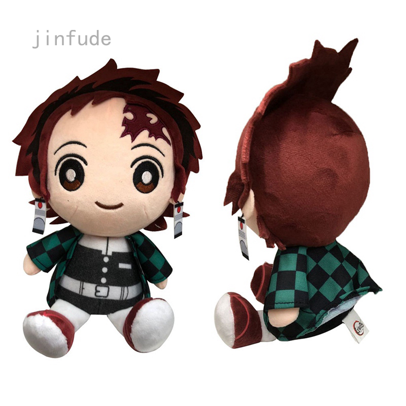 Jinfude 28 Cm Japan Anime Demon Slayer Kimetsu No Yaiba Tomioka Cute Plush Dolls Figure Unisex Gifts Shopee Singapore