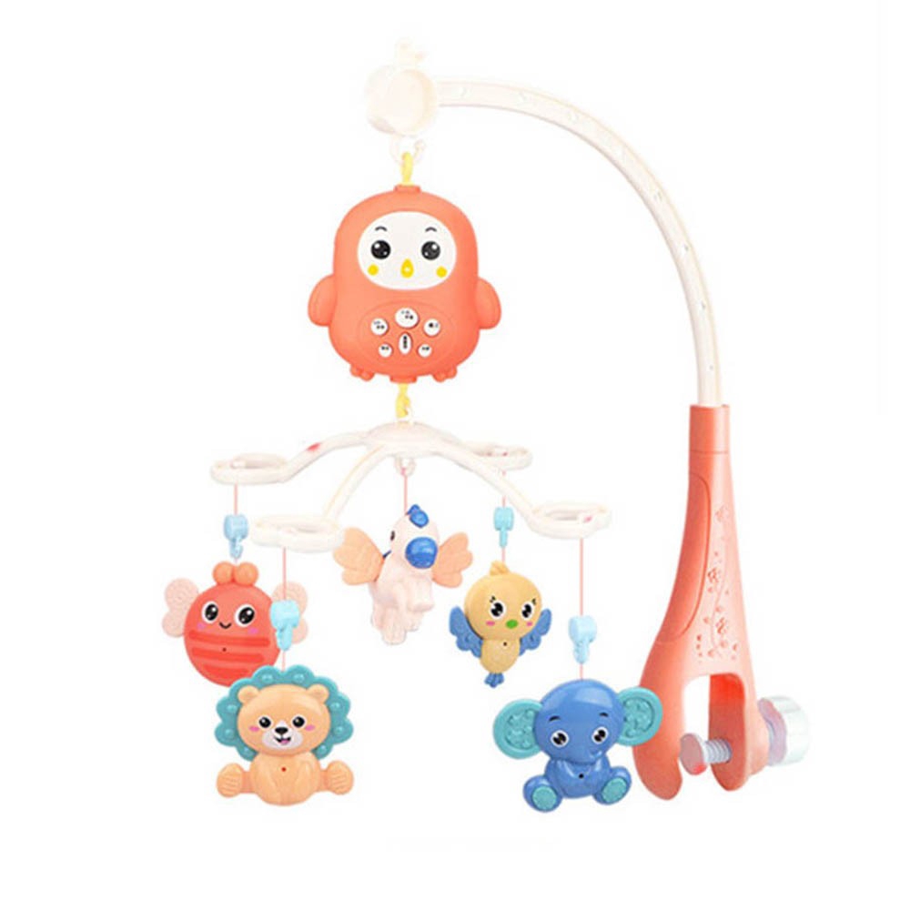 Baby Crib Mobile Rechargeable Remote Control Bed Bell Rattle Toy With Music For Infant Baby Shopee Singapore