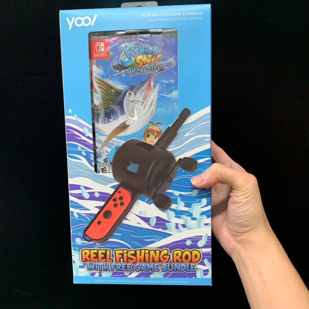 Nintendo switch fishing star world tour with reel fishing rod Shopee