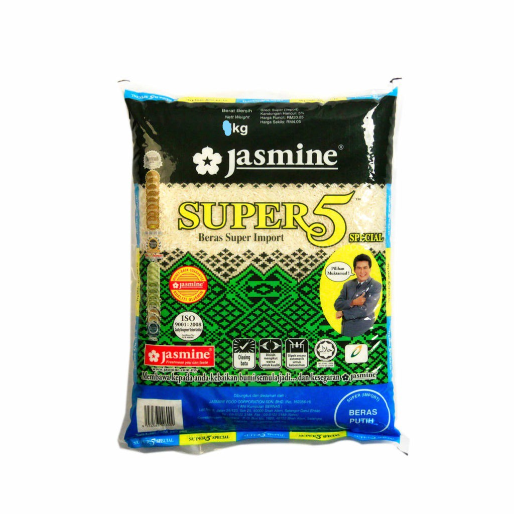 Jasmine Super 5 Special Import Rice 1kg Shopee Singapore
