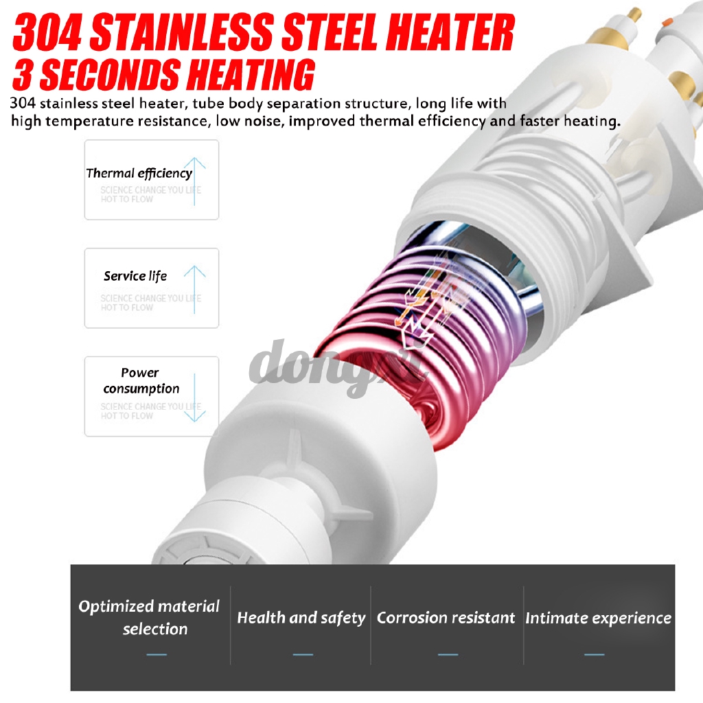 3500w Electric Water Storage Cabinet Hot Water Heater Kitchen Bath Sink Faucet Shopee Singapore