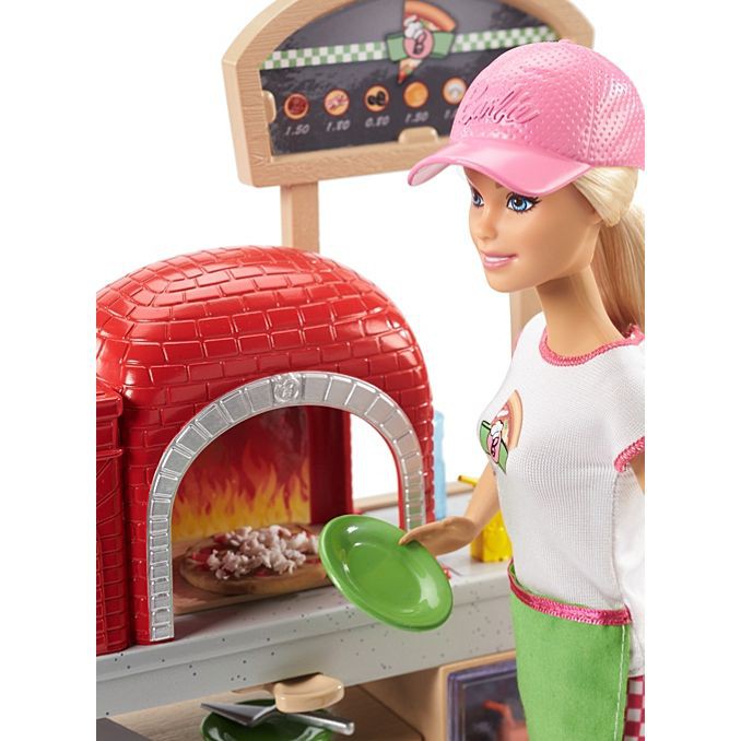 barbie pizza chef playset