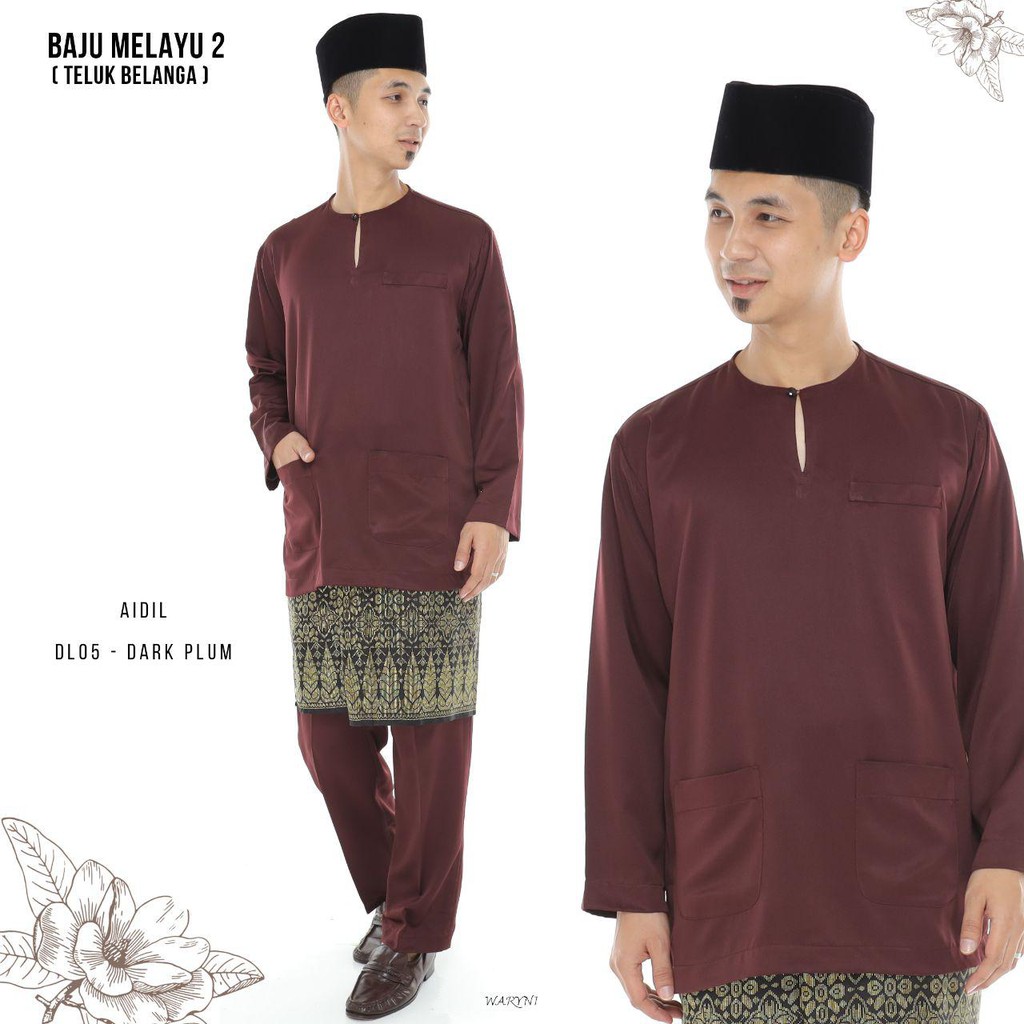 New Arrival Baju Melayu Kurung Johor Teluk Belanga Baju Raya Shopee Singapore