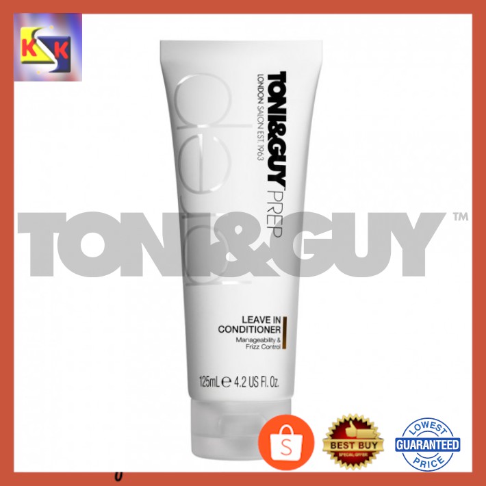 Toni Guy Prep Leave In Conditioner 100ml Barber Salon Hair Treatment For Strong Hair Sprecial Price Shopee Singapore