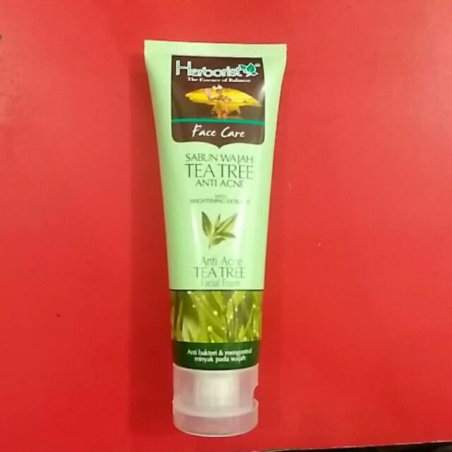 facial foam herborist tea tree