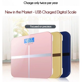 (JIJI SG) New German Style USB Series Digital Body Weighing Scale LCD ...