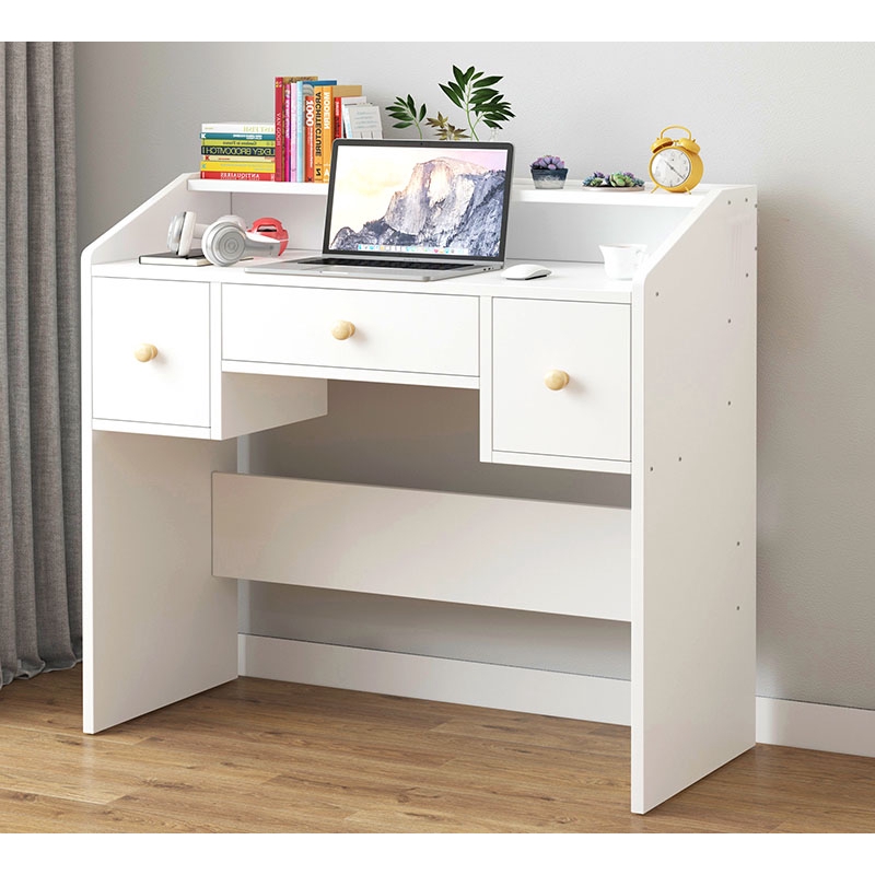 Computer Desktop Desk Bookcase Combination Home Bedroom Learning