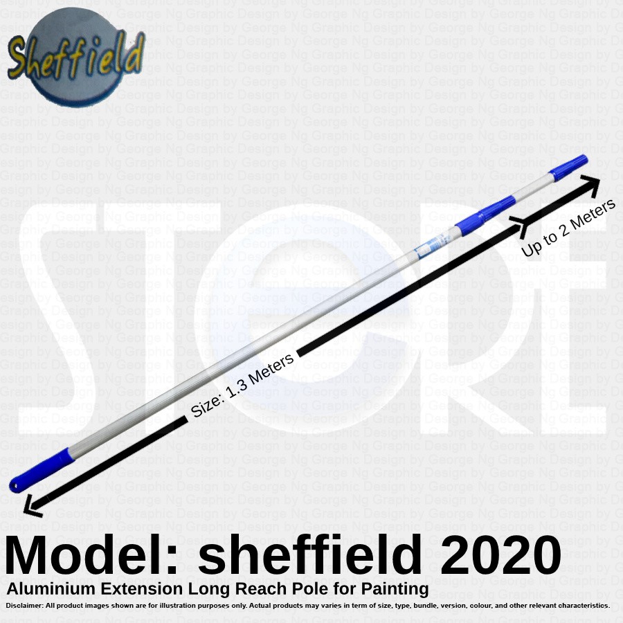 Sheffield Aluminium Extension Long Reach Pole Up To 2 4 6 Meters For   7e540f955b3e4058bfa3985b6e529e5a