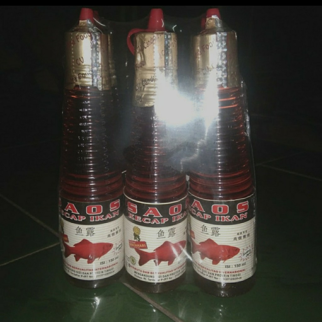 150Ml Sauce Fish Sauce Halal Sun Cap, Shopee Singapore