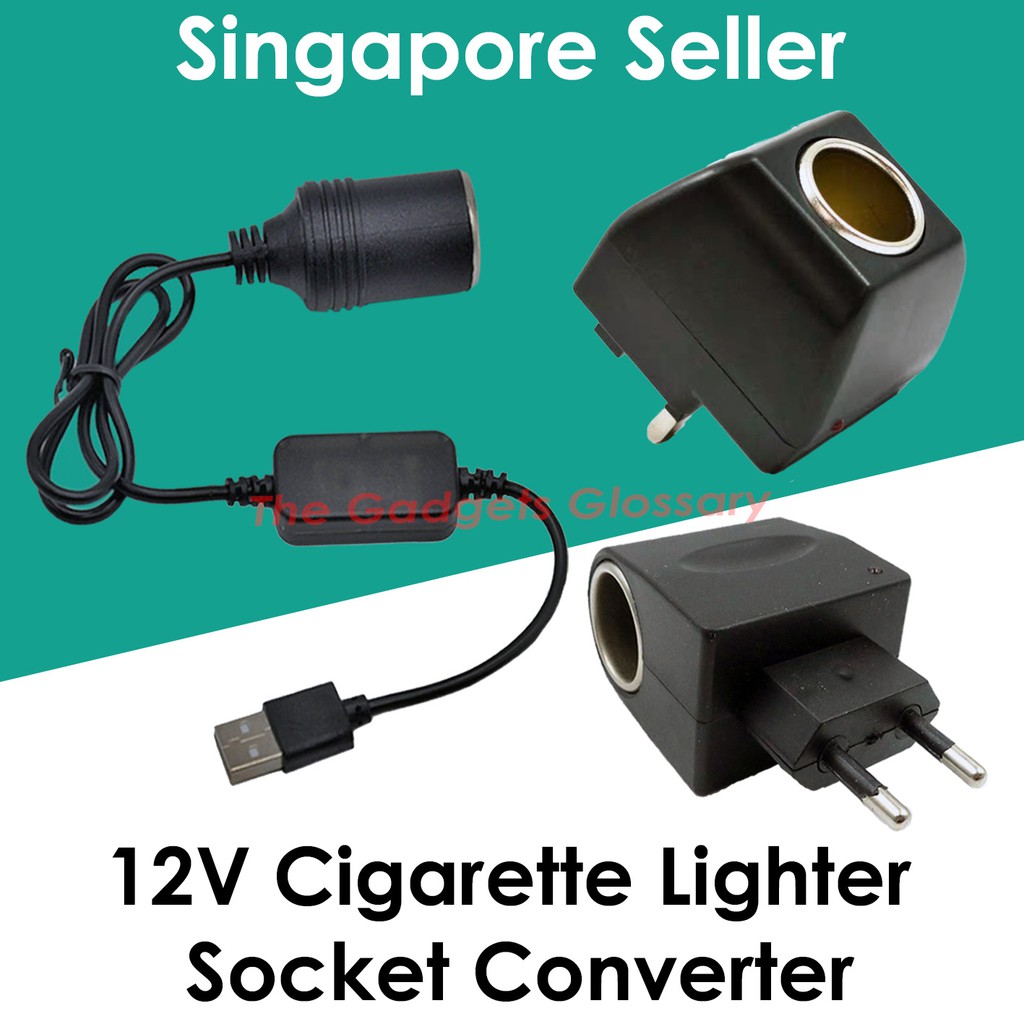 3 pin socket car adaptor