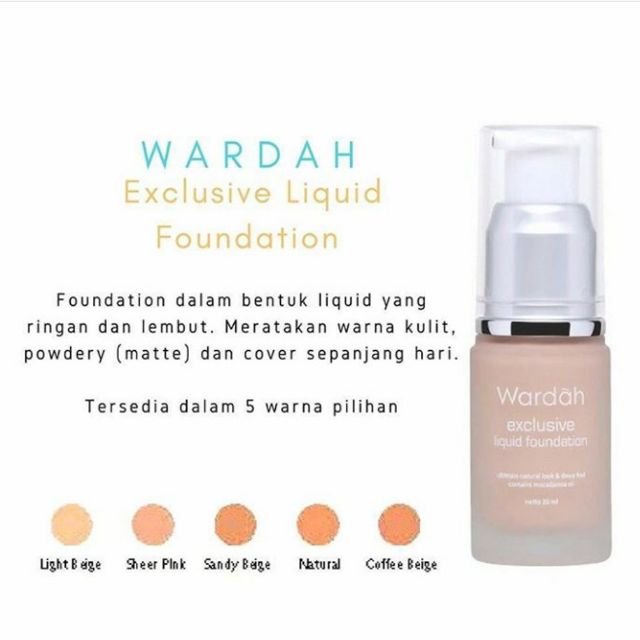 sandy beige wardah foundation