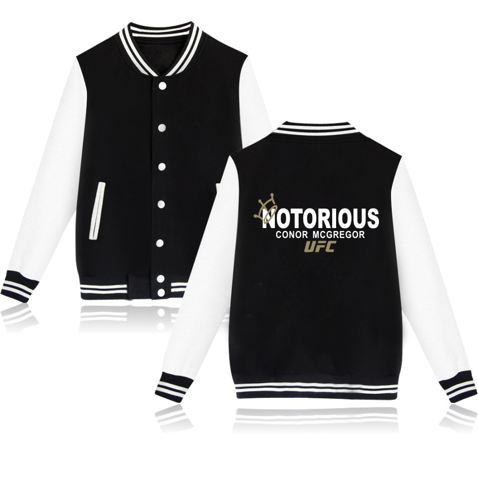 Alimoo Conor Mcgregor Ufc Men Baseball Jacket Women Coat Outerwear