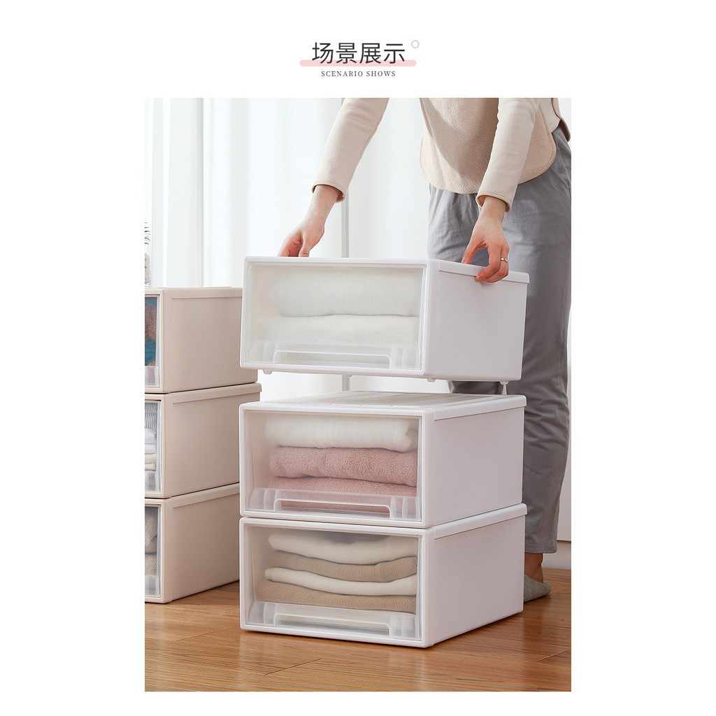 5.5L/13L/25L/35L/48L Stackable / Movable Storage Boxes/ Organisers