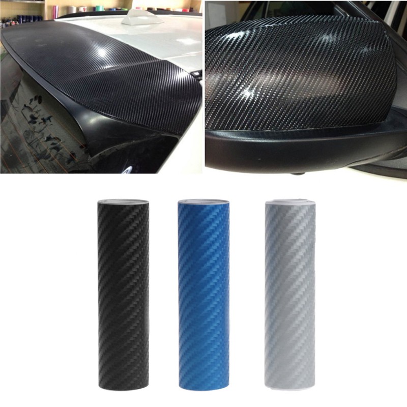 Cre 4d Carbon Fiber Vinyl Film Car Sticker Waterproof Diy