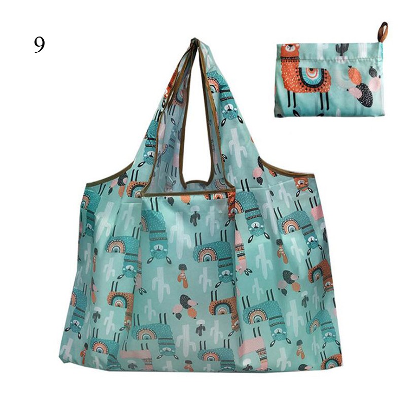 Waterproof Folding Reusable Eco Shopping Travel Shoulder Bag Pouch Tote Handbag 