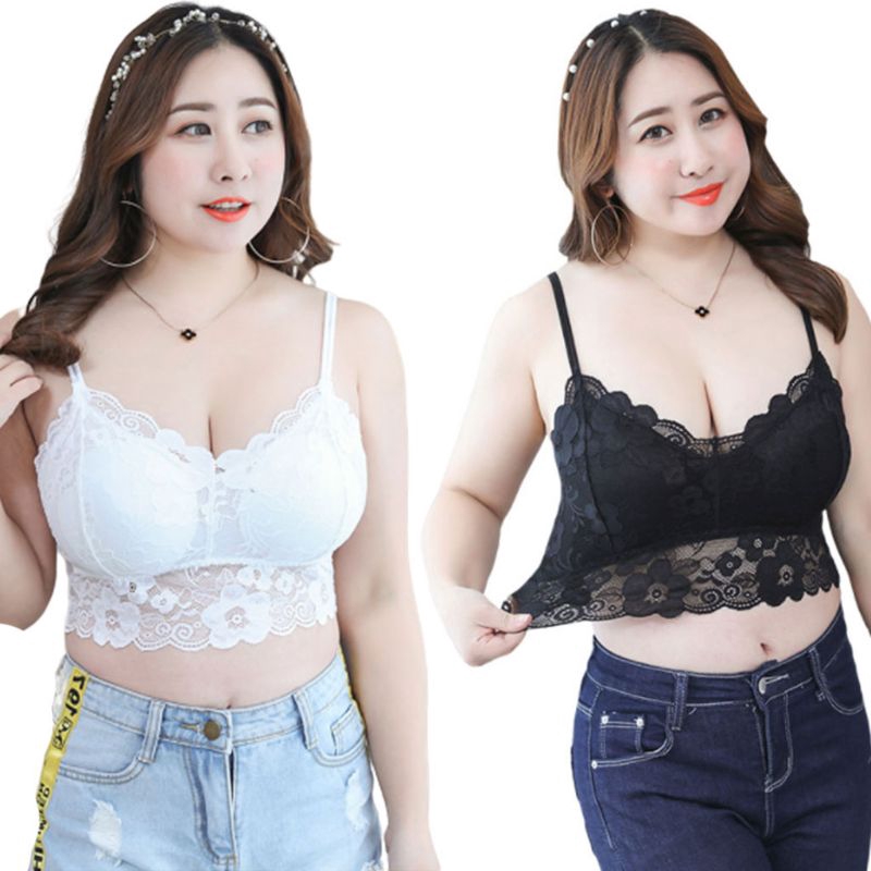 sheer bralette plus size