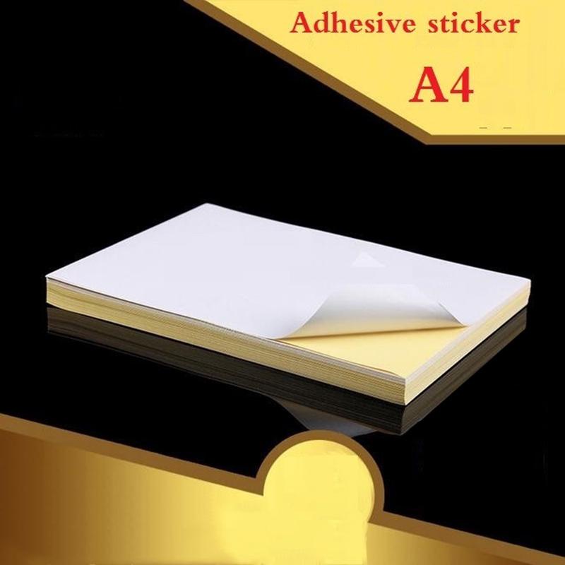 A4 Label Sticker Paper Anti Fade 170gsm - Pack of 10 (Laser / Inkjet Printer printable)