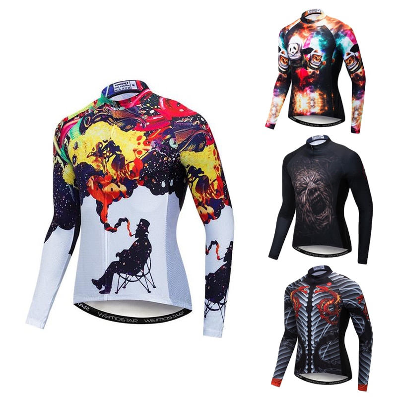 Cycling Jersey Funny UNISEX Mtb Shirts Cycling Wear Bicycle 