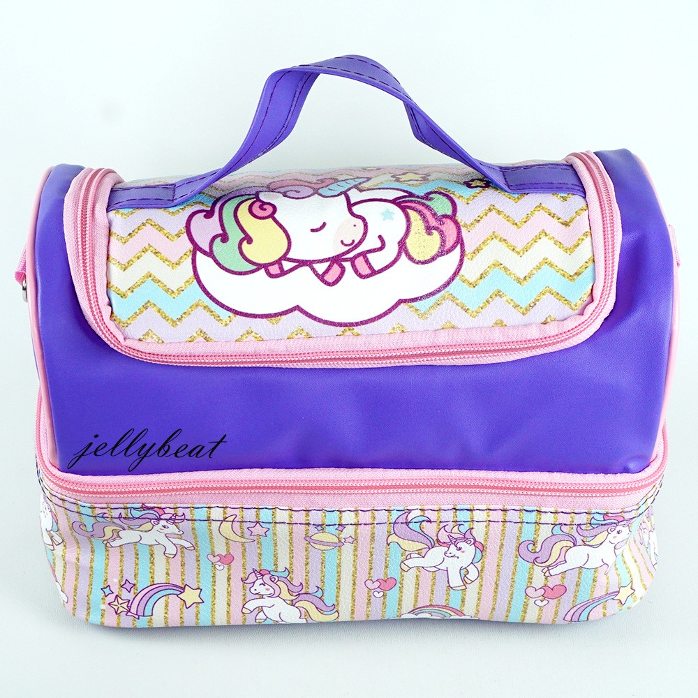 Purple Unicorn Motif Stacking Bag Smiggle Sling Bag Stacking Lunch Bag Shopee Singapore