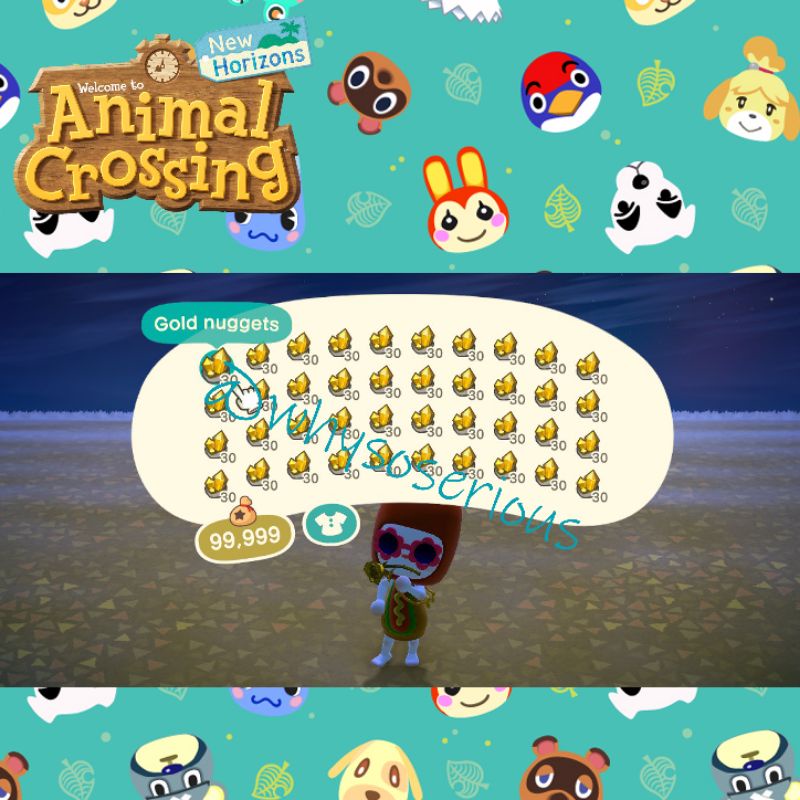 Animal crossing new horizons gold nugget (Digital code) Shopee Singapore