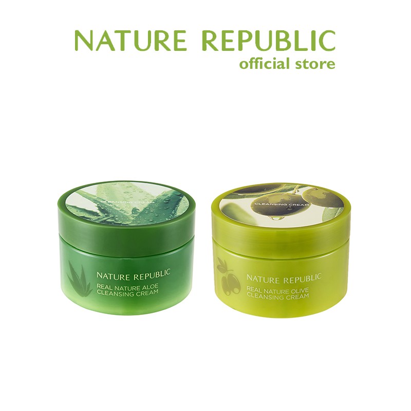 nature republic real nature aloe cleansing cream