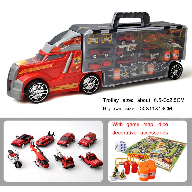 large car transporter toy